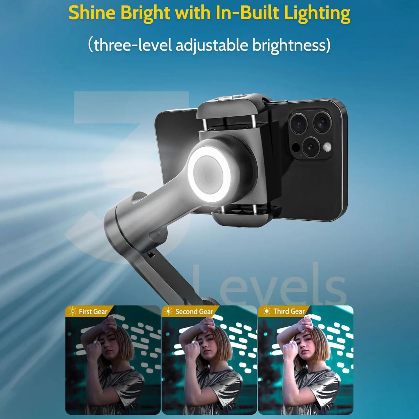 Smartphone 3 Axis Gimbal Stabilizer